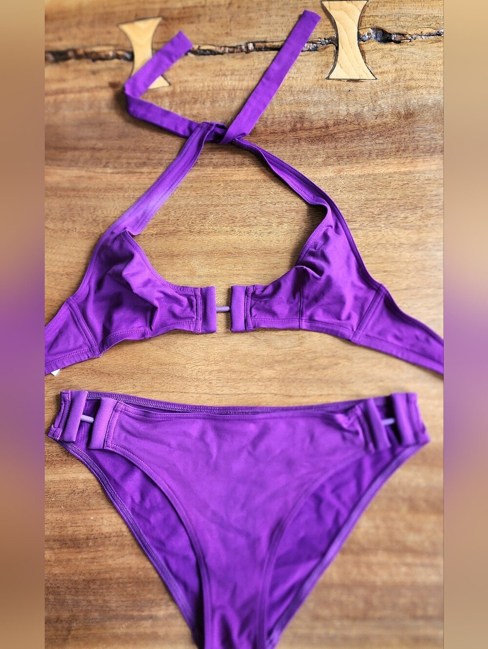 Eres Women's Purple Halter Bikini Set Size M